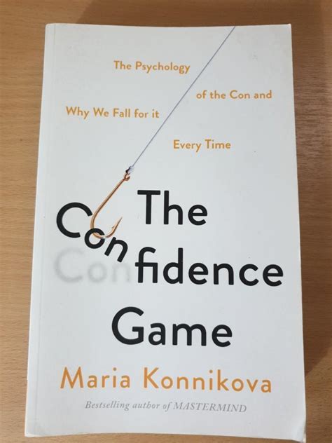 The Confidence Game Maria Konnikova Hobbies And Toys Books