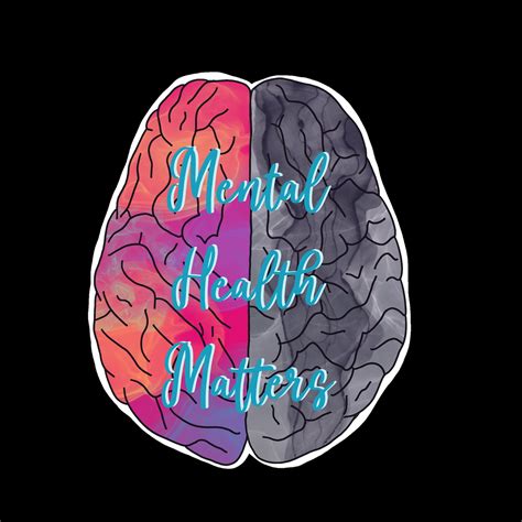 Mental Health Matters Anatomical Brain Sticker Etsy