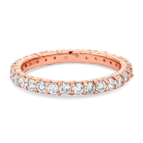 Gold plated jewelry is jewelry made of a base metal (e.g. Simply Silver 14Ct Rose Gold Plated Sterling Silver 925 White Cubic Zirconia Band Sized Ring ...
