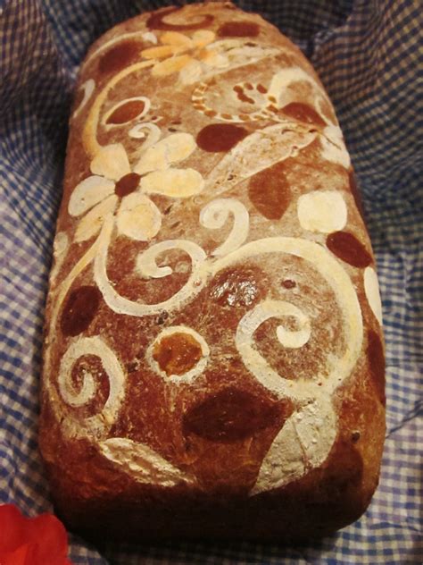 Chef Tess Bakeresse Painted Whole Grain Bread For Momma And Jan Datri