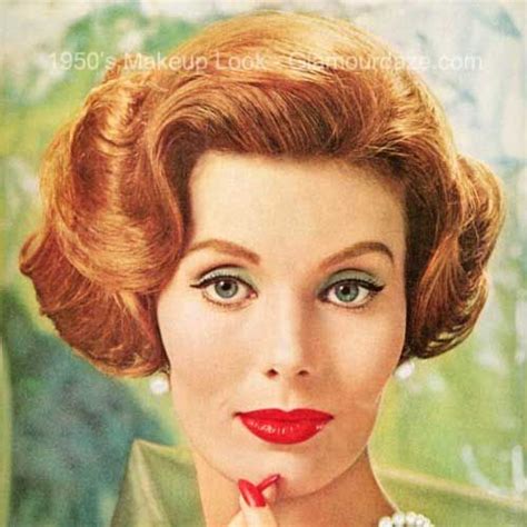 The History Of 1950s Makeup Glamour Daze 1950s Makeup 1950s Hair