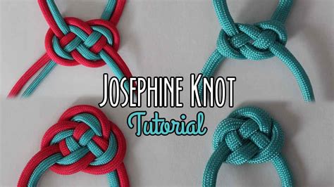 Actually we don't give much importance in learning most people will say that rope knots are mainly useful for the mountaineers, sailors, climbers, arborists or the scouts, but in general every people. Josephine Knot Tutorial - YouTube