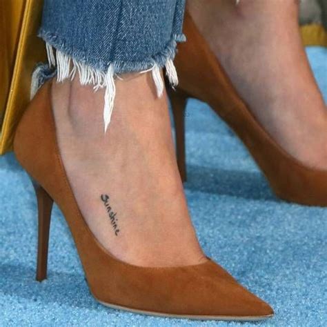 The singer took to instagram on jan. Selena Gomez's tattoo on the outside of her right foot ...