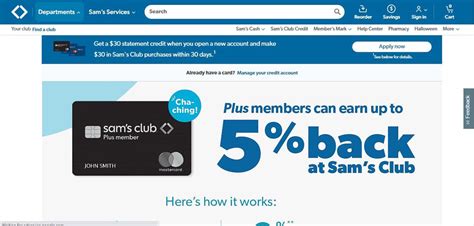 Sam S Club Credit Card Login Payment Customer Service Cancel And