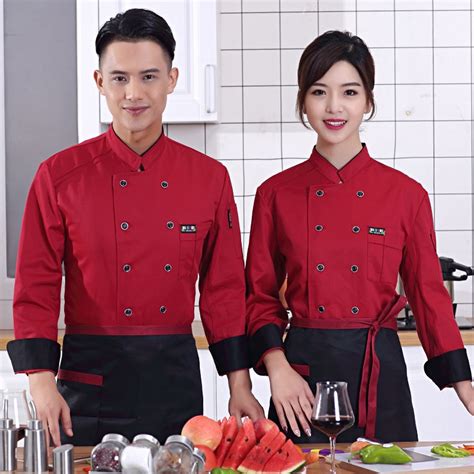 Autumn And Winter Chef Jacket Cook Coat Restaurant Kitchen Chef Uniform