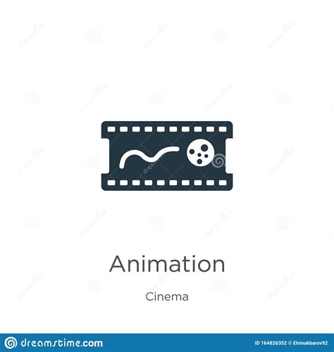 Animation Icon Vector Trendy Flat Animation Icon From Cinema