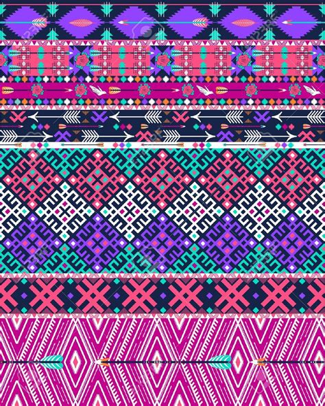 colorful aztec patterns