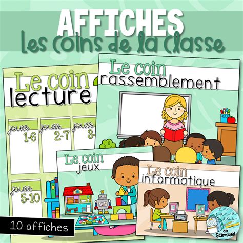 Affichage Les Coins De La Classe