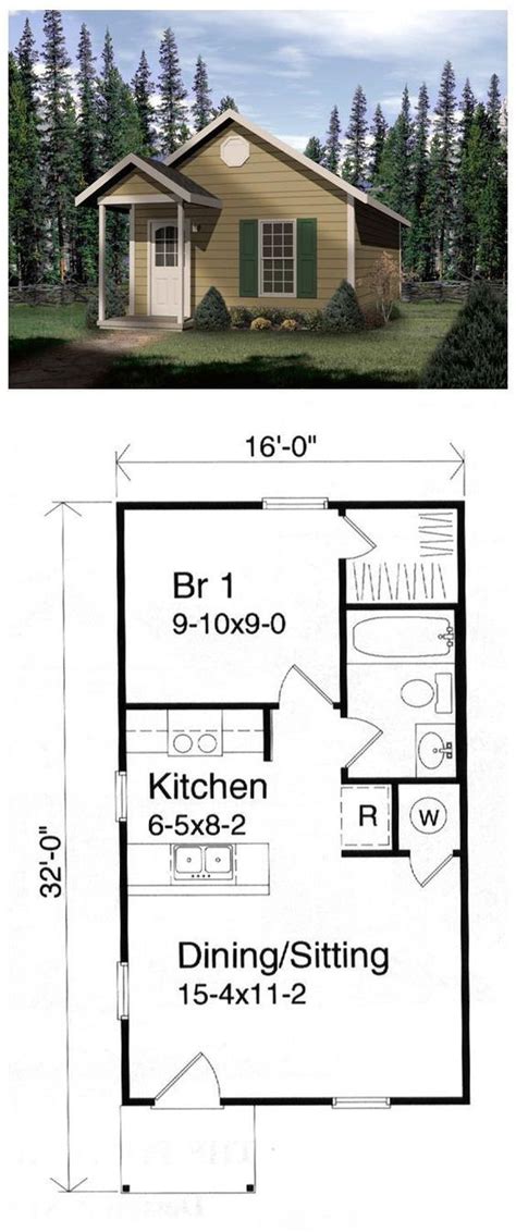 These Plans For Tiny Houses All Under 500 Square Feet Will Have You