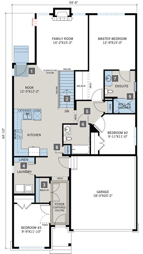 New Home Accessibility Floor Plan In Ottawa Cardel Homes