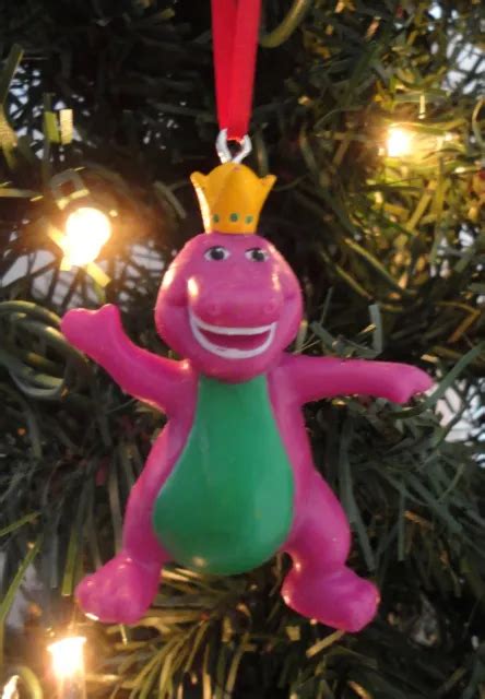 Barney The Purple Dinosaur Custom Christmas Ornament 599 Picclick