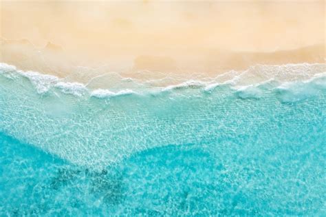 Premium Photo Summer Nature Landscape Aerial View Of Sandy Beach And