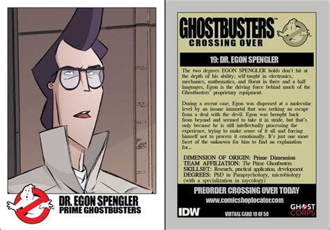 Dr Egon Spengler Ghostbusters Ghostbusters Movie The Real Ghostbusters
