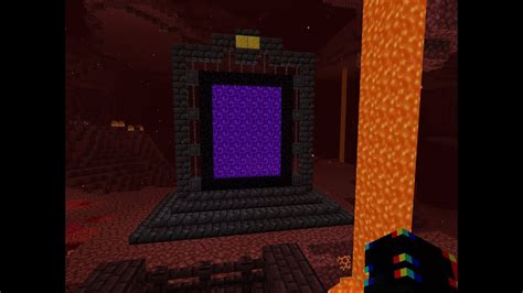 Recreating A Destroyed Nether Portal In Minecraft Youtube