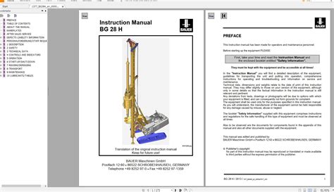Bauer Bg28h 1377 Instruction Manuals Spare Part Lists Schematics