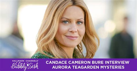 Aurora Teagarden Mysteries Candace Cameron Bure Interview Hallmark