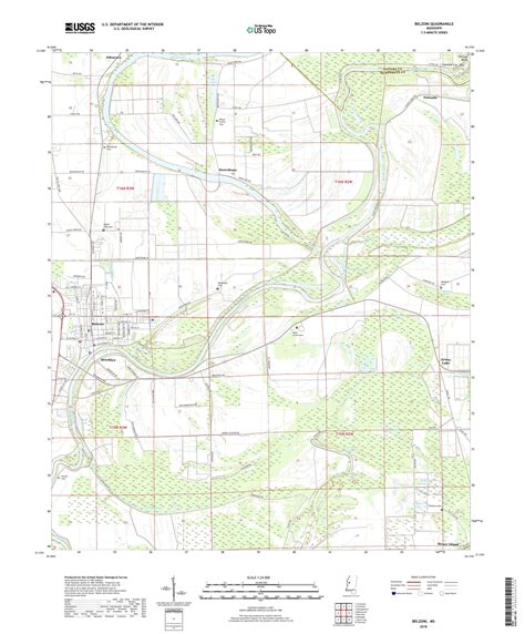MyTopo Belzoni, Mississippi USGS Quad Topo Map