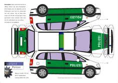 7 neue rennen & neue autos für morgen! Papertoys Bastelbogen ausdrucken | bastelbögen | Pinterest