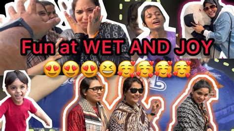 Fun At Wet And Joy Wet And Joy Me Masti Vlog 🌊 Wetandjoy Irfanandsaba Lonavala Youtube