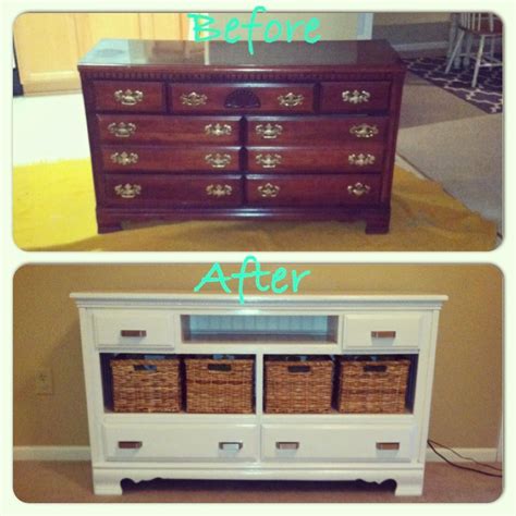 How To Make A Old Dresser Into A Tv Stand