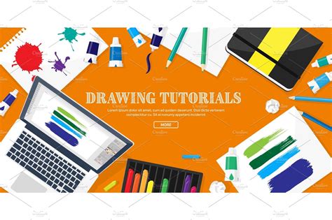 Graphic Web Design Drawing And Painting Development Illustration
