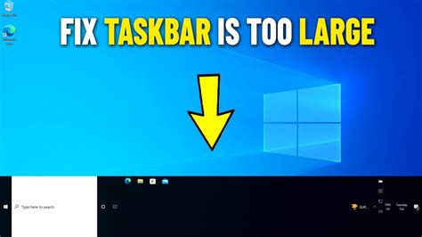 Fix Taskbar Is Too Big In Windows 10 How To Make Taskbar Smaller