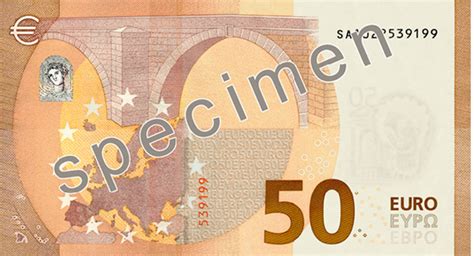 Einführung des neuen 50 Euro Scheins Erscheinung am 04 April 2017