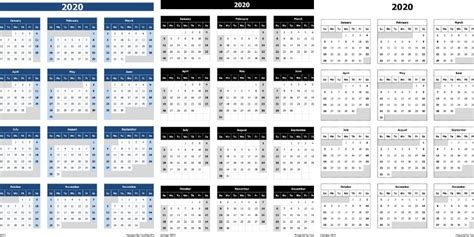 Calendar 2020 Excel Editable Calendar Printables Free Templates Riset