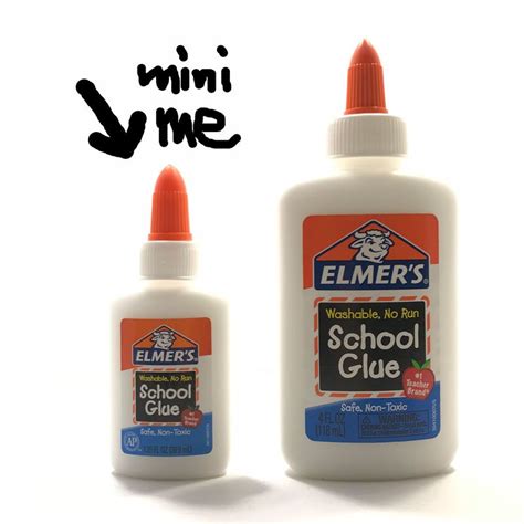 Elmers School Glue White 125oz Mini Bottle For Early Learners