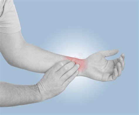 Acute Pain In A Man Wrist Stock Photos Image 29074443