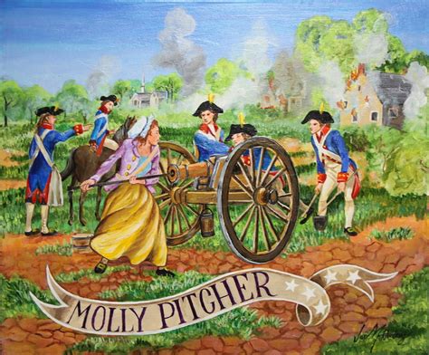 Molly Pitcher Painting By Jan Mecklenburg