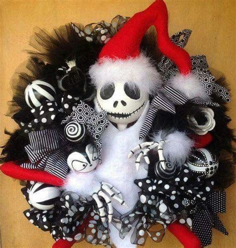 Jack Skellington Wreath Nightmare Before Christmas Decorations