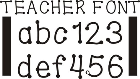 42 Free Fonts For Teachers Teach Junkie