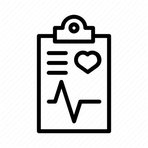 Chart Diagnosis Health Healthcare Heart Medical Medicine Icon