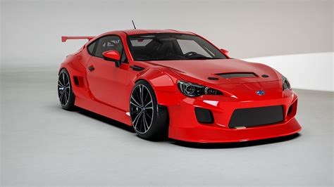 Widebody Subaru Brz Rendering Combines Pandem Body Kit My Xxx Hot Girl