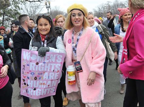 Katy Perry Madonna Scar Jo Emma Watson And Others Marched Against Donald Trump The