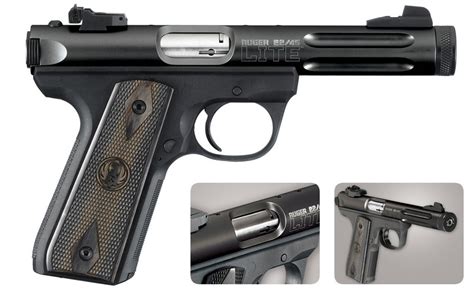Ruger 2245 Lite 22lr Rimfire Pistol With Black Laminate Grips