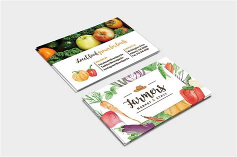 Try it free for 7 days. Farmers Market Business Card Template in PSD, Ai & Vector - BrandPacks