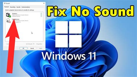 How Do I Fix No Sound On Windows 11 Ll How To Download Audio Driver For