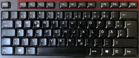 Funktionstasten Diese Funktionen Haben Die F Tasten Auf Der Tastatur