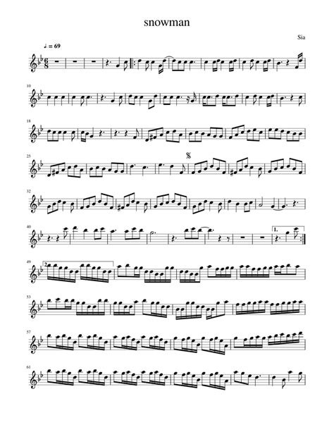 Download and print in pdf or midi free sheet music for snowman by sia arranged by jerina engel for piano, violin (solo). Snowman Sia Sheet music for Piano (Solo) | Musescore.com