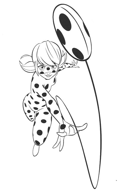 Miraculous Ladybug Coloring Pages And Cat Noir Sketch Coloring Page