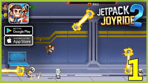 Jetpack Joyride 2 Gameplay Walkthrough Android Ios Part 1 Youtube