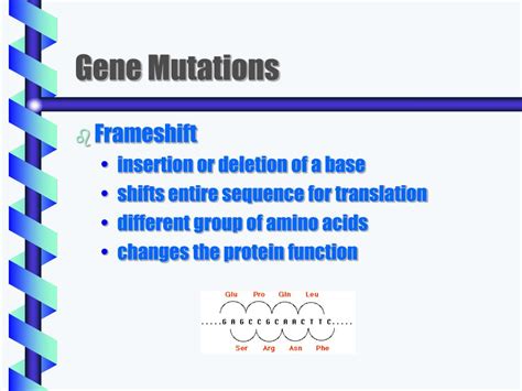 Ppt Genetic Mutations Powerpoint Presentation Free Download Id5723049
