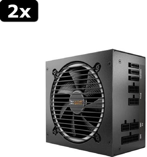 2x BeQuiet PURE POWER 11 FM 550W PC Netvoeding 550 W ATX 80 Plus Gold