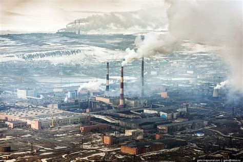 The Depressing Industrial City Of Norilsk Amusing Planet