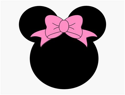 Minnie Mouse Pink Bow Png Minnie Mouse Head Png Transparent Png