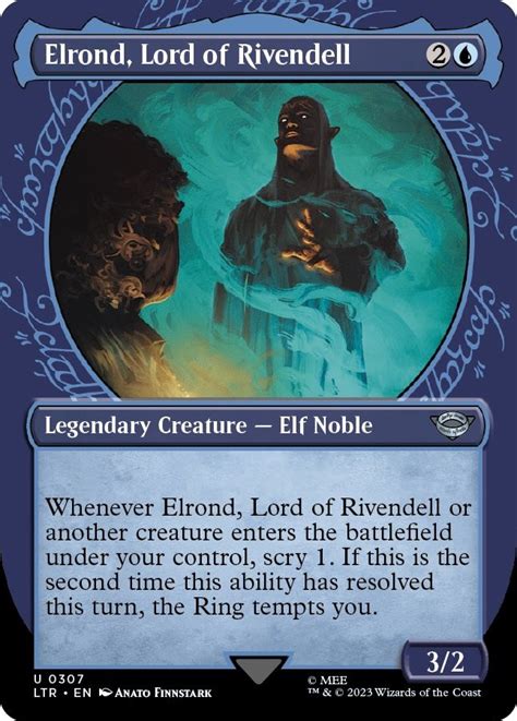 Elrond Lord Of Rivendell Showcase Universes Beyond The Lord Of