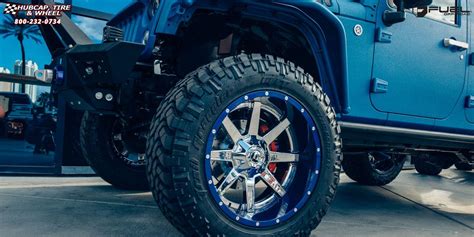 Jeep Wrangler Fuel Maverick D260 Wheels Chrome With Gloss Black Lip