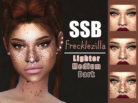Sims 4 Body Freckles Locationboo